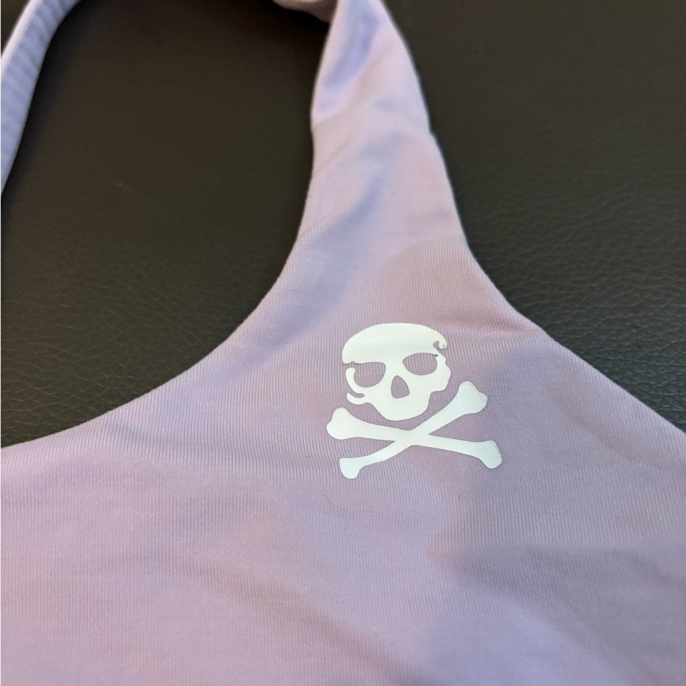 Lululemon Energy Bra - Soul Cycle Logo - Lilac - Size 8 - Picture 3 of 7